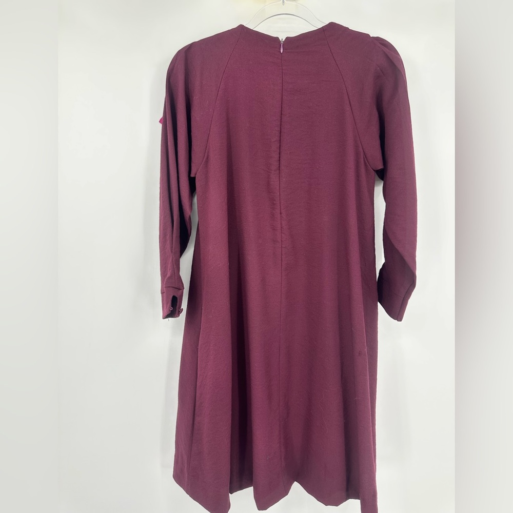 Teela Oversized Bow Dress Girls 16 Maroon Purple Pink | AP576 - Picture 6 of 8
